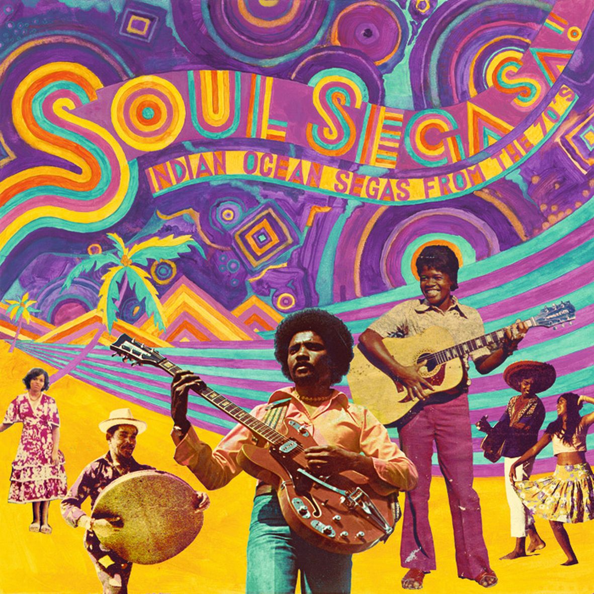 INDIA OCEAN SEGAS FROM THE 70'S (Vinyl + 45T) - Front Cover