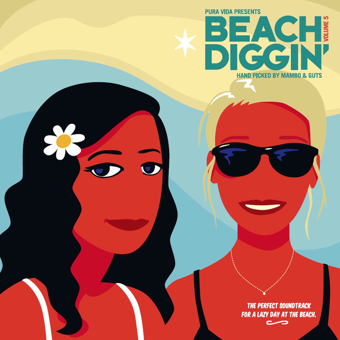 BEACH DIGGIN' VOL 5 (vinyl) - Front Cover