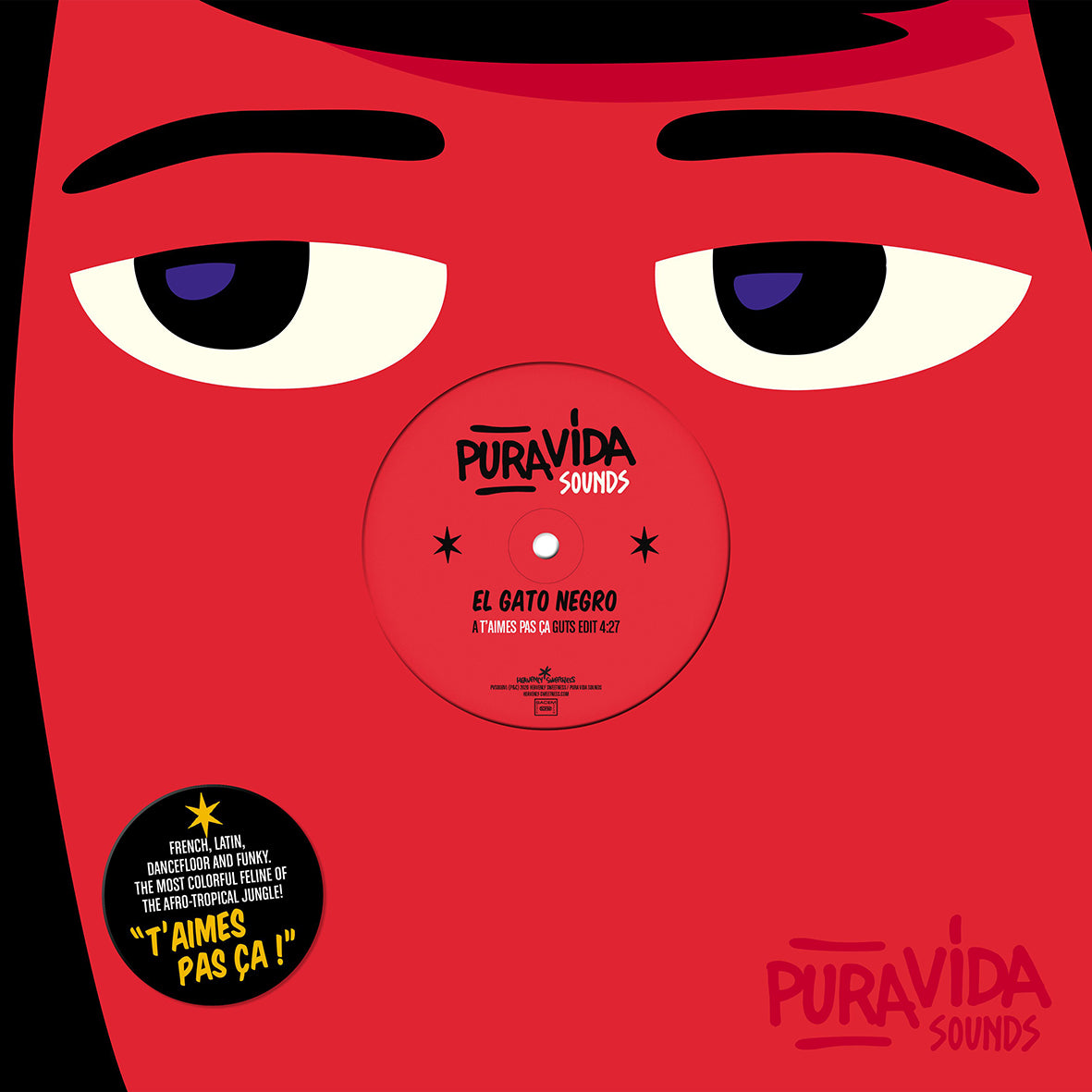 T'AIME PAS CA (vinyl) - Front Cover