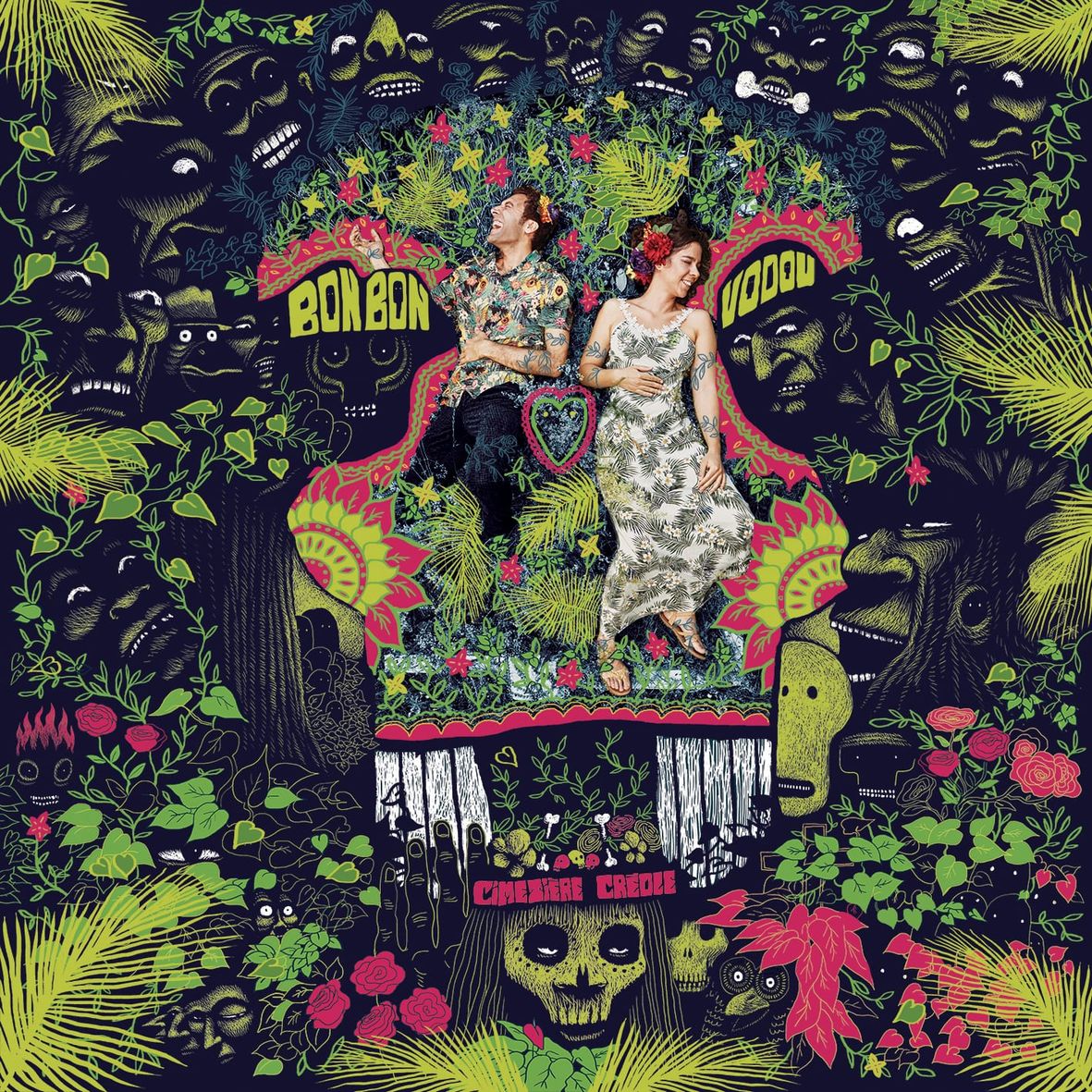 CIMETIERE CREOLE (2 vinyls) - Front Cover