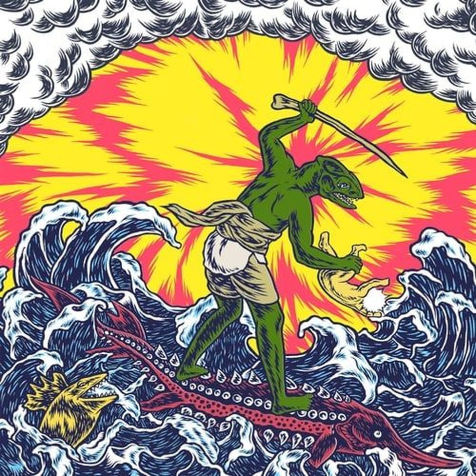 TEENAGE GIZZARD (vinyle Couleur splatter) - Teenage tomb beach addition- série limitée - Front Cover
