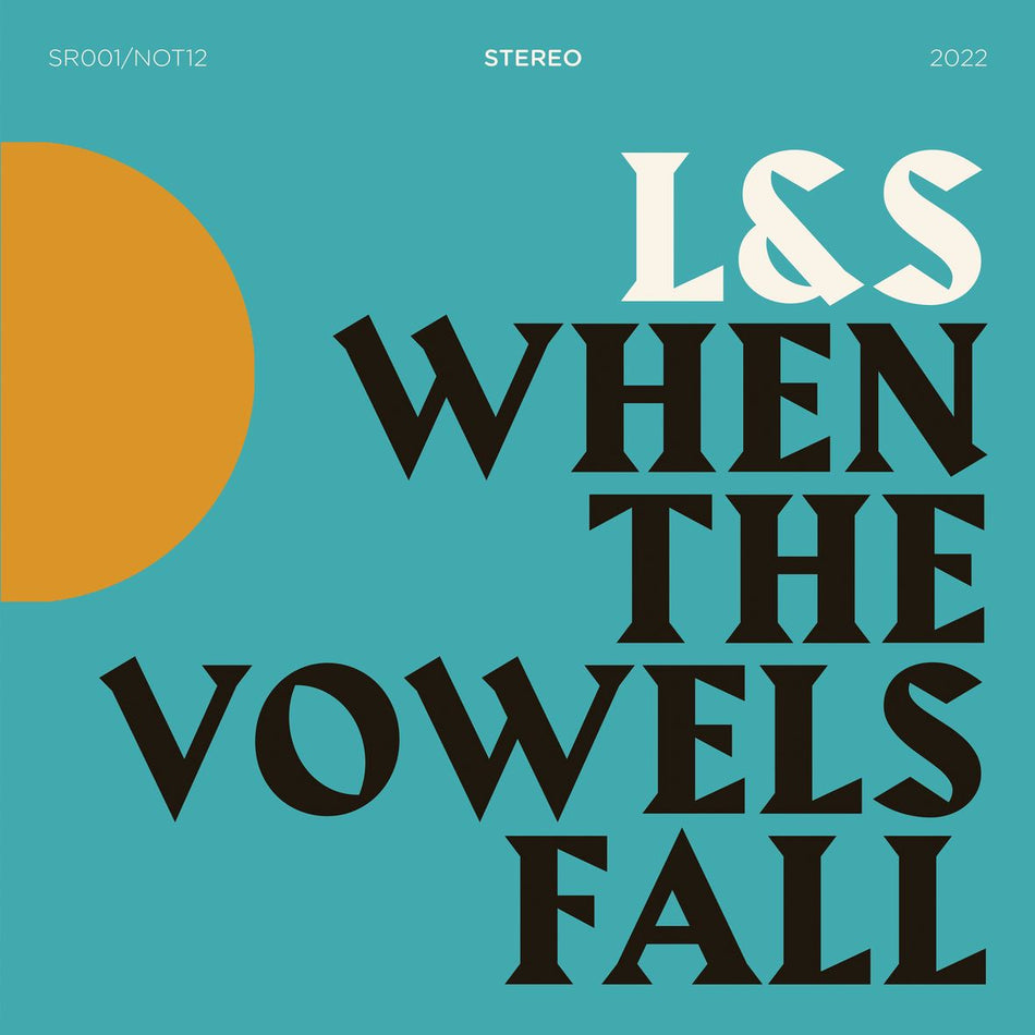 WHEN THE VOWELS FALL (vinyl) - Front Cover