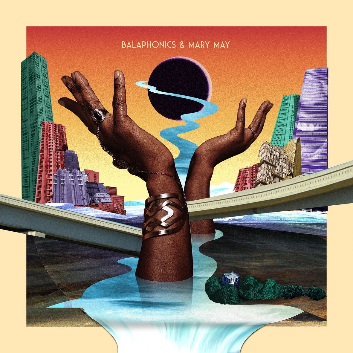 BALAPHONICS & Mary MAY (vinyl) - Front Cover