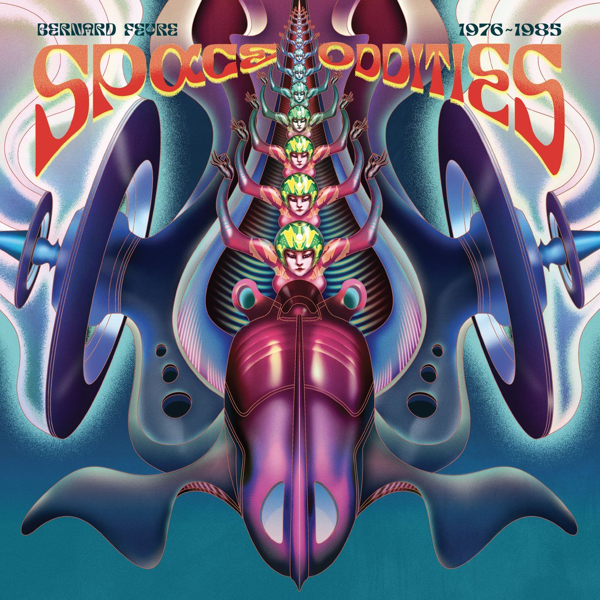 SPACE ODDITIES 1975/ 1986 (vinyl) - Front Cover