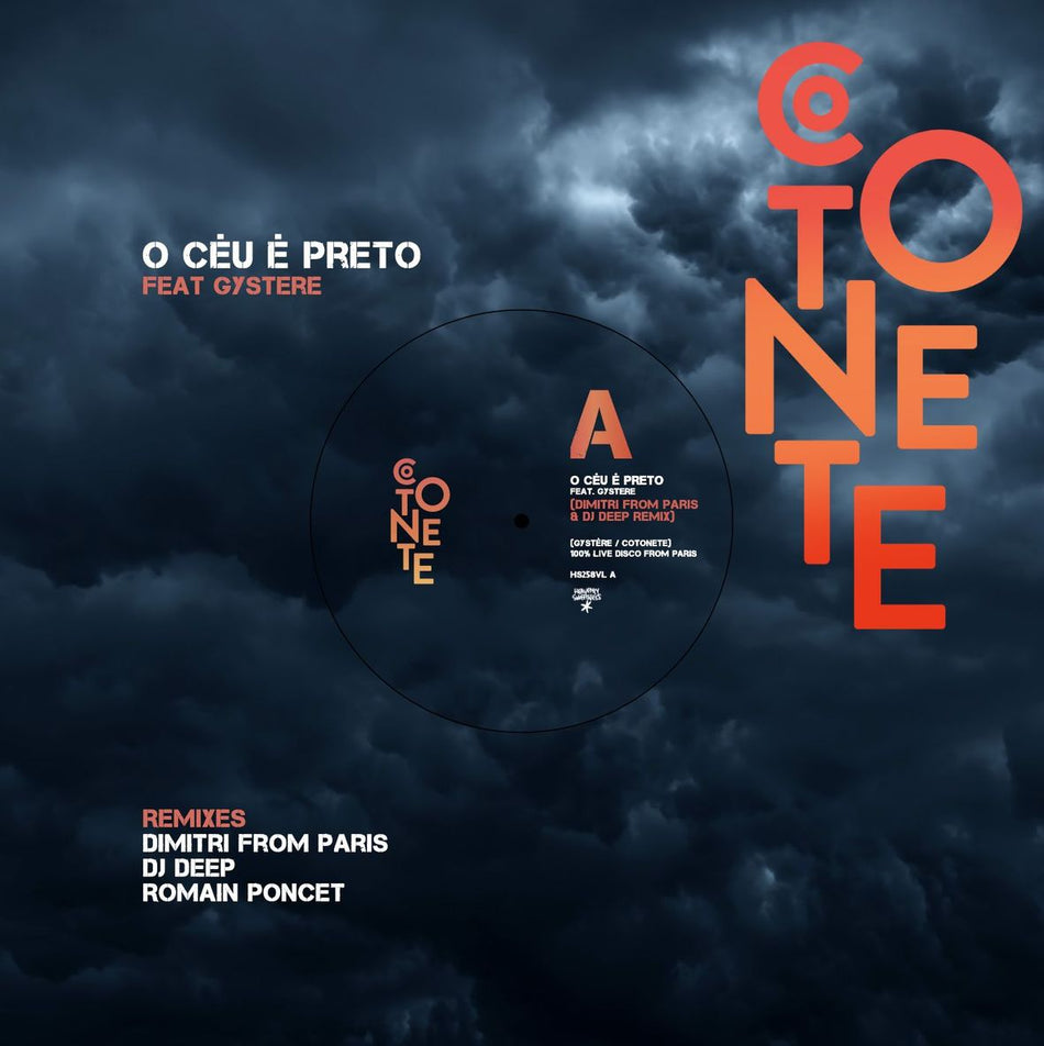 O CEU E PRETO REMIXES (vinyl) - Front Cover