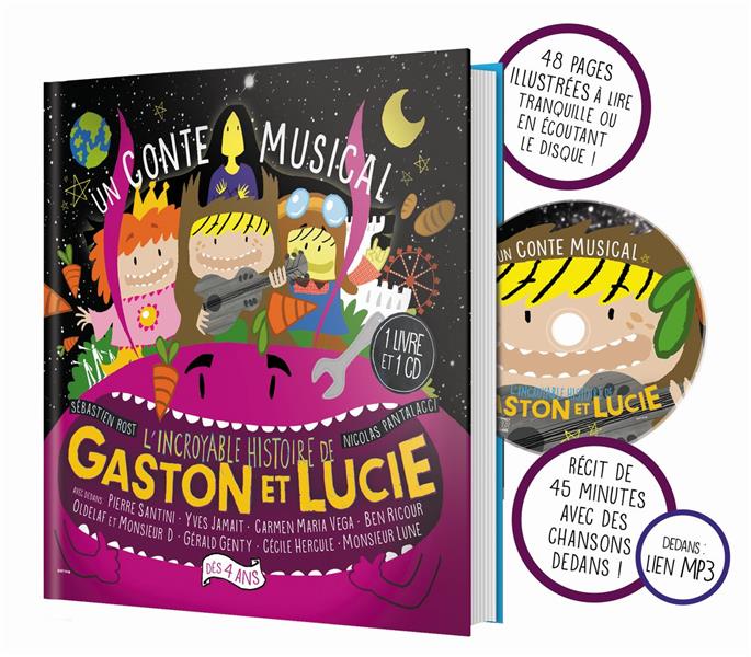 L'incroyable histoire de Gaston & Lucie - Front Cover