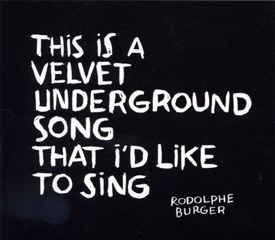 THIS IS A VELVET UNDERGROUND SONG THAT I'D LIKE TO SING (vinyl) - Front Cover