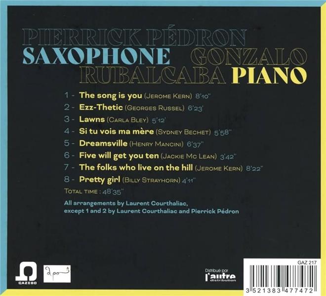 Pedron - Rubalcaba - Front Cover