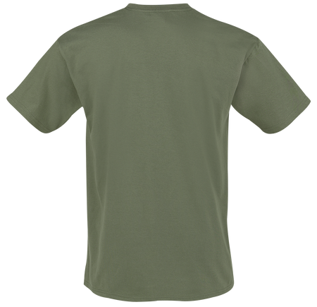 T-Shirt Manches courtes  de Led Zeppelin - Green Symbols - M à XXL - pour Homme - olive - Led Zeppelin - View 2