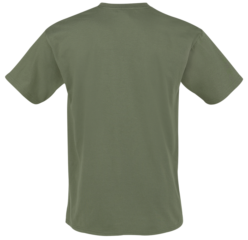 T-Shirt Manches courtes  de Led Zeppelin - Green Symbols - M à XXL - pour Homme - olive - Led Zeppelin - View 2