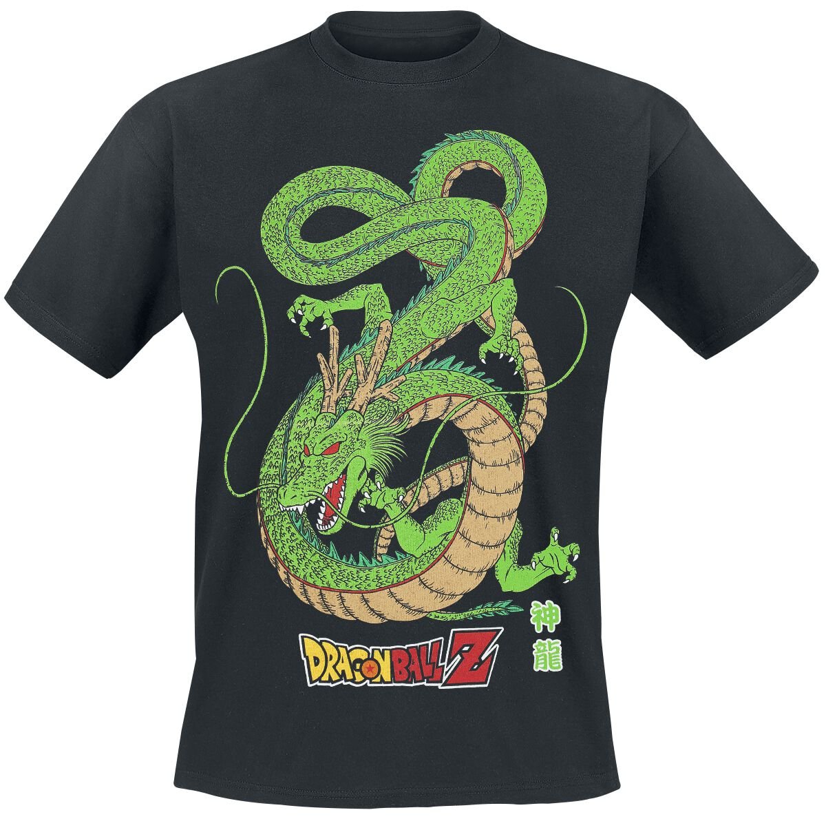 T-Shirt Manches courtes  de Dragon Ball - Dragon Ball Z - Shenron - S à XXL - pour Unisexe - noir - Dragon Ball