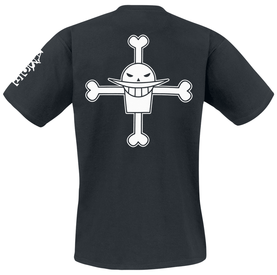 T-Shirt Manches courtes  de One Piece - Ace - S à XXL - pour Homme - noir - One Piece - View 2