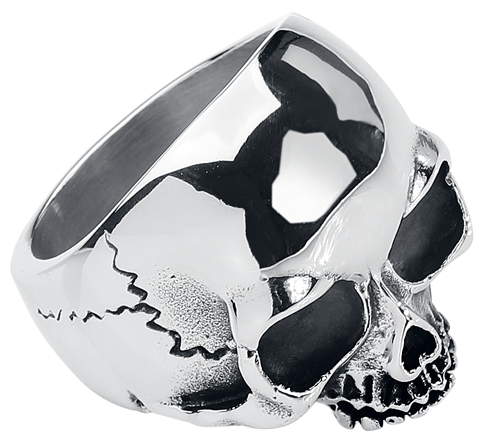 Bague  de etNox hard and heavy - Crâne - pour Homme - couleur argent - etNox hard and heavy - View 2