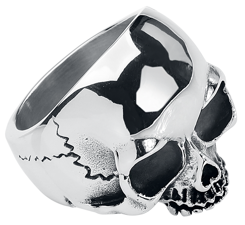 Bague  de etNox hard and heavy - Crâne - pour Homme - couleur argent - etNox hard and heavy - View 2