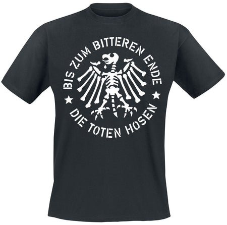 T-Shirt Manches courtes  de Die Toten Hosen - Bis zum bitteren Ende - S à XXL - pour Homme - noir - Die Toten Hosen