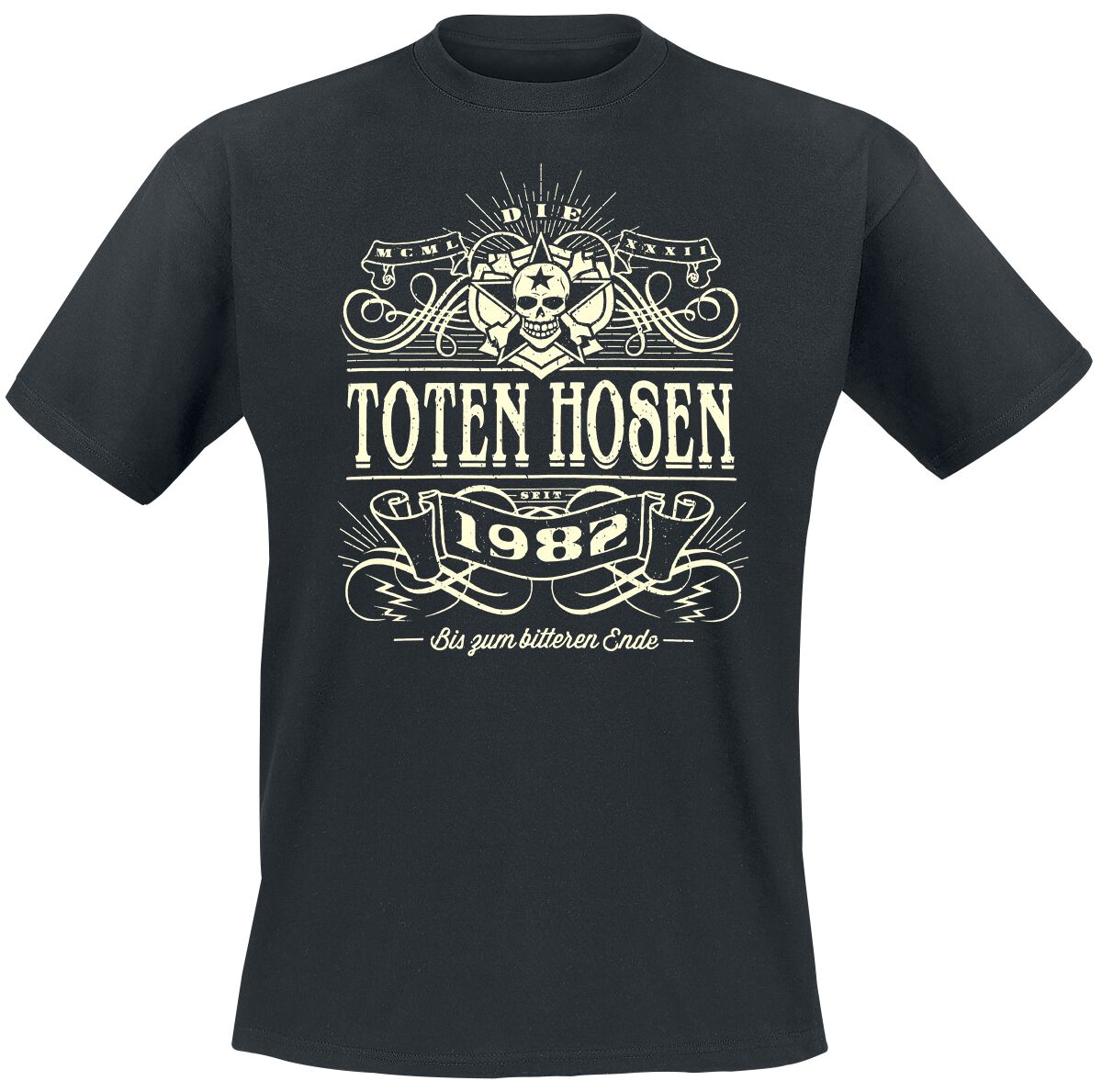 T-Shirt Manches courtes  de Die Toten Hosen - Alte Schule - S à 3XL - pour Homme - noir - Die Toten Hosen