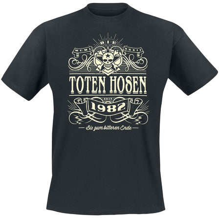 T-Shirt Manches courtes  de Die Toten Hosen - Alte Schule - S à 3XL - pour Homme - noir - Die Toten Hosen
