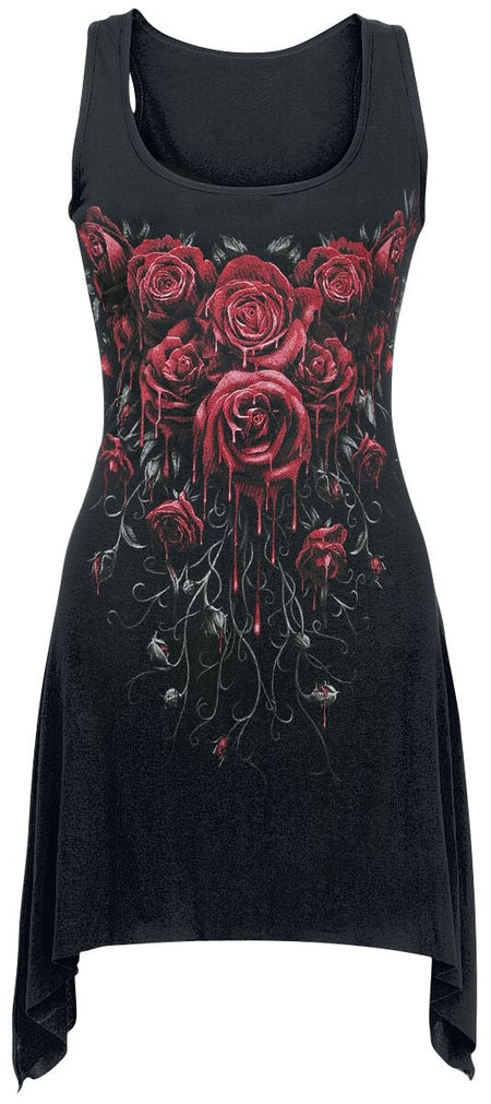 Top Gothic de Spiral - Blood Rose - S à 4XL - pour Femme - noir - Spiral