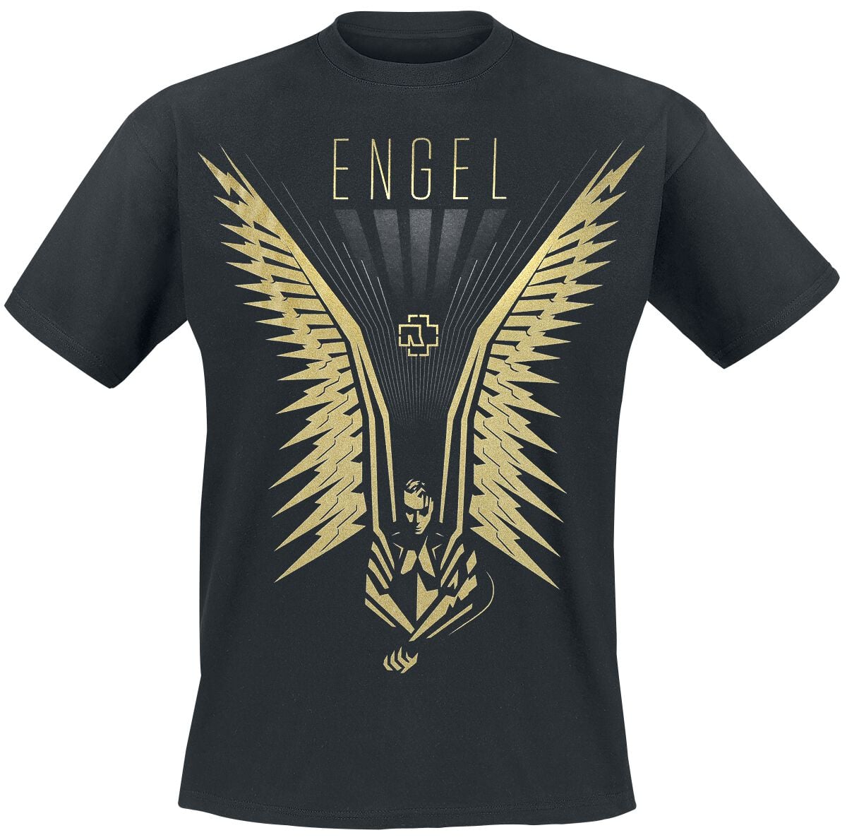 T-Shirt Manches courtes  de Rammstein - Wings - S à 4XL - pour Homme - noir - Rammstein