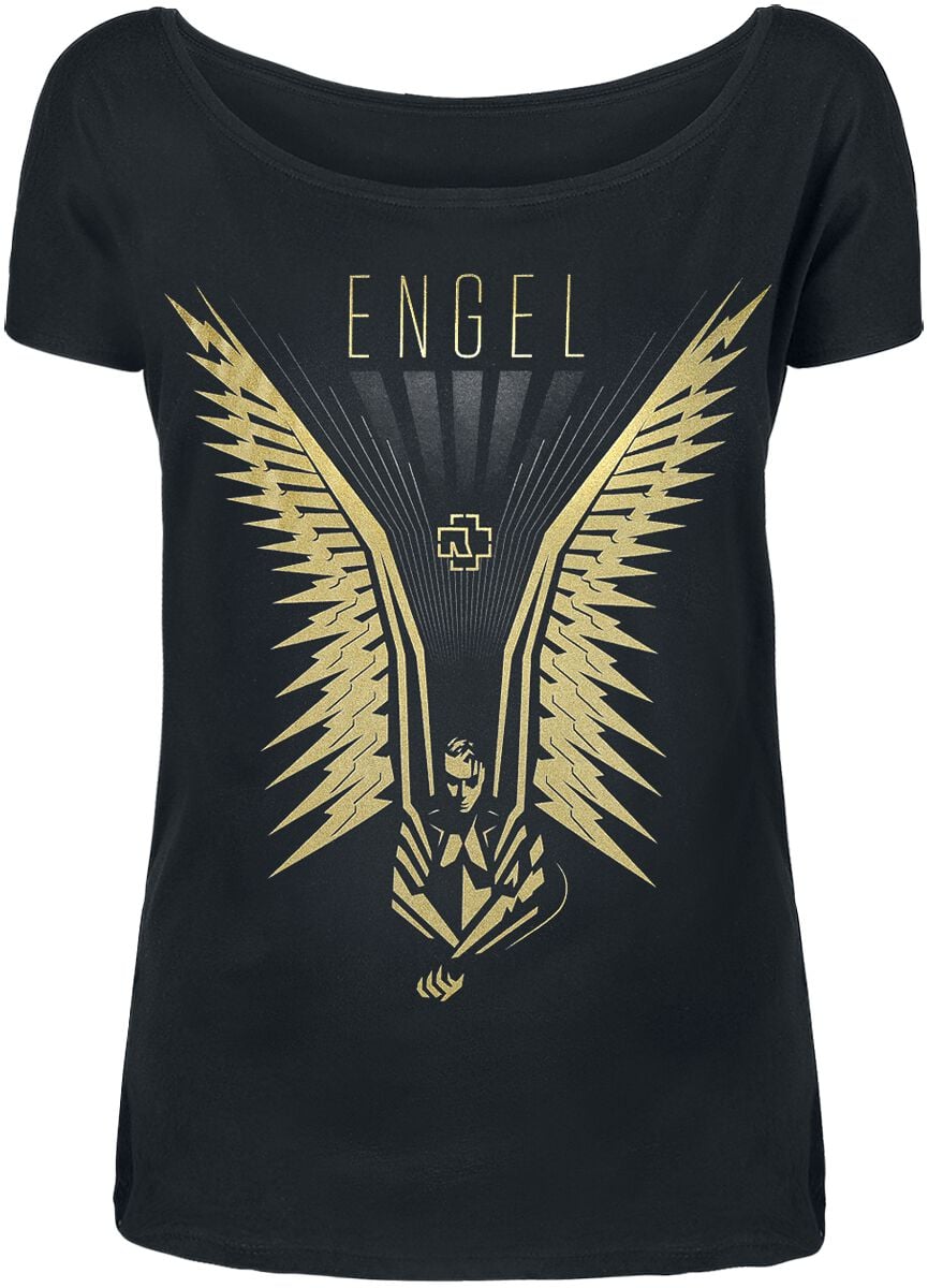 T-Shirt Manches courtes  de Rammstein - Wings - S à XXL - pour Femme - noir - Rammstein