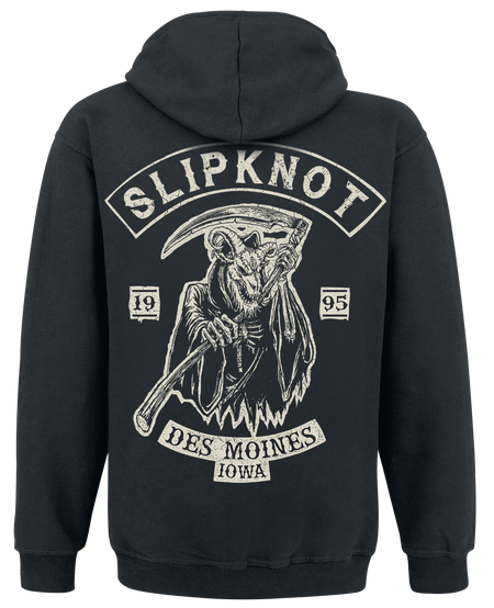 Sweat-shirt à capuche  de Slipknot - Goat Reaper - S à L - pour Homme - noir - Slipknot - View 2