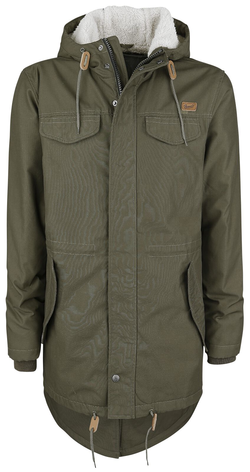 Veste d'hiver  de Brandit - Parka Doublée Marsh Lake - S à XXL - pour Homme - olive - Brandit