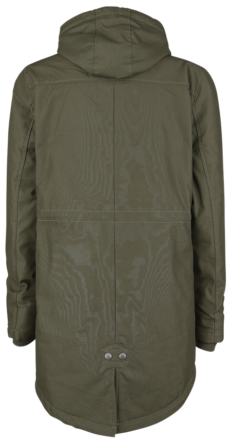 Veste d'hiver  de Brandit - Parka Doublée Marsh Lake - S à XXL - pour Homme - olive - Brandit - View 2