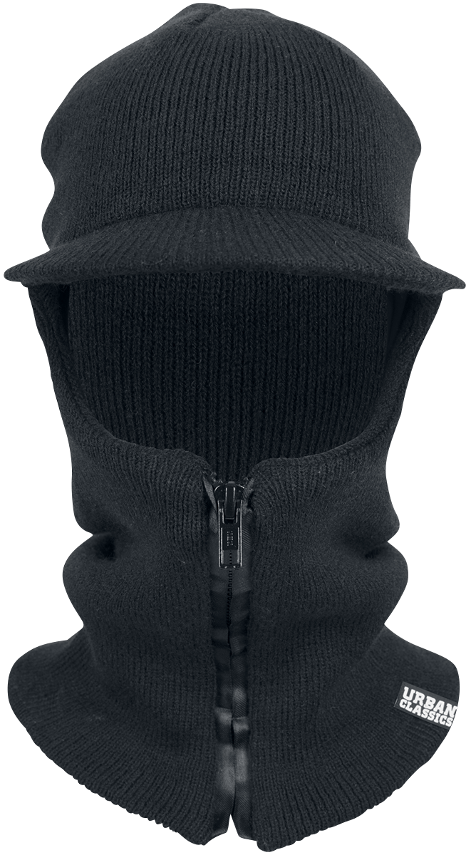 Bonnet  de Urban Classics - Cagoule Zippée Avec Visière - pour Unisexe - noir - Urban Classics - View 2