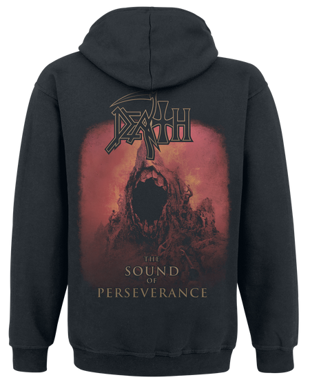 Sweat-shirt zippé à capuche  de Death - The Sound Of Perseverance - M à XXL - pour Homme - noir - Death - View 2
