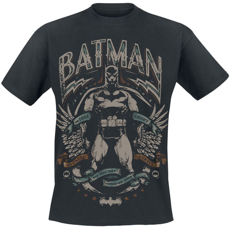 T-Shirt Manches courtes  de Batman - Crusader - S à XXL - pour Homme - noir - Batman