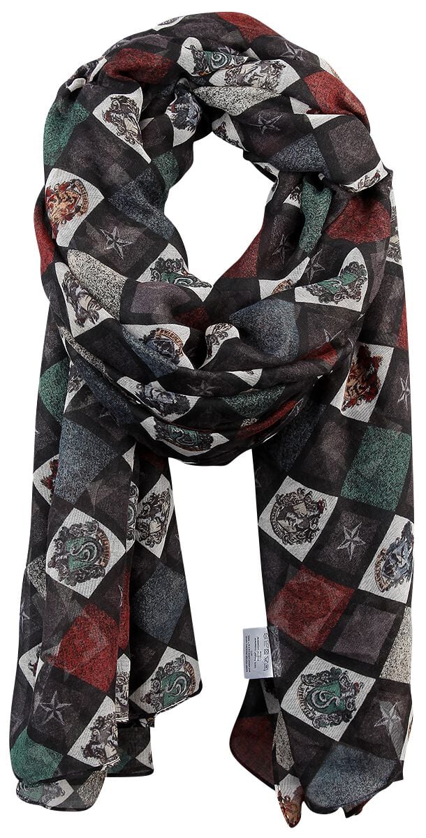 Foulard  de Harry Potter - Blason - pour Femme - multicolore - Harry Potter