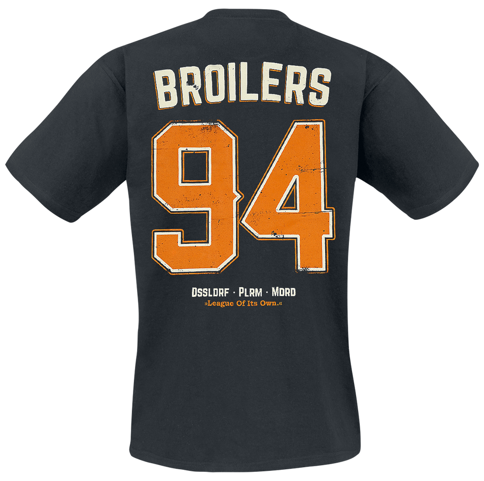 T-Shirt Manches courtes  de Broilers - League Of Its Own - M à XXL - pour Homme - noir - Broilers - View 2