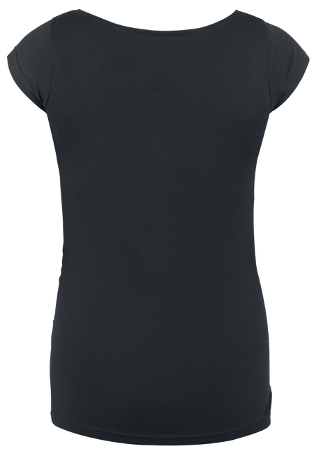 T-Shirt Manches courtes Fun de Vêtements de maternité - Ultrasound Metal Baby Hand - S à 3XL - pour Femme - noir - Vêtements de maternité - View 2