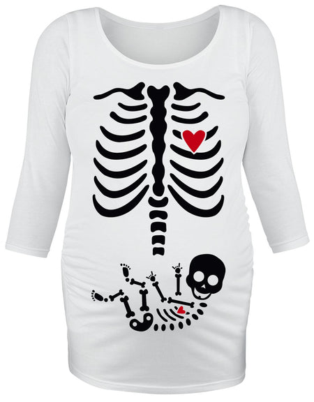 T-shirt manches longues Fun de Vêtements de maternité - Baby On Board Longsleeve - S à 3XL - pour Femme - blanc - Vêtements de maternité