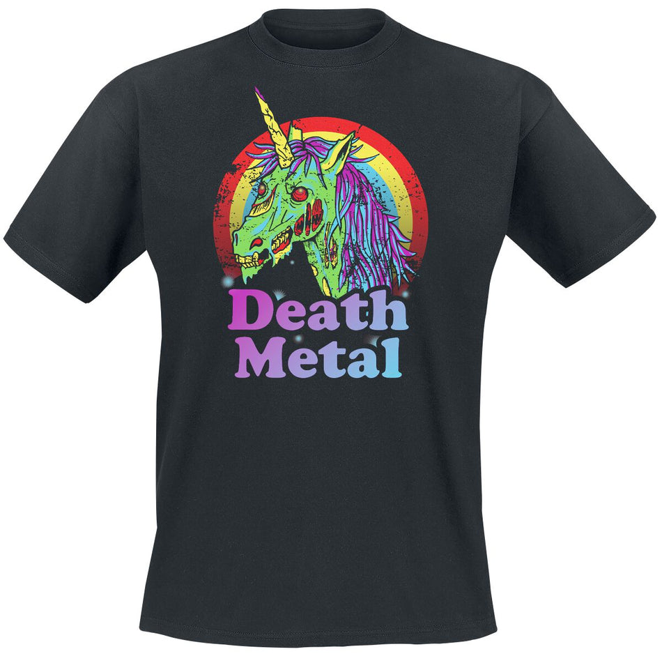 T-Shirt Manches courtes Unicorn de Funshirt - Death Metal - S à 3XL - pour Homme - noir - Funshirt