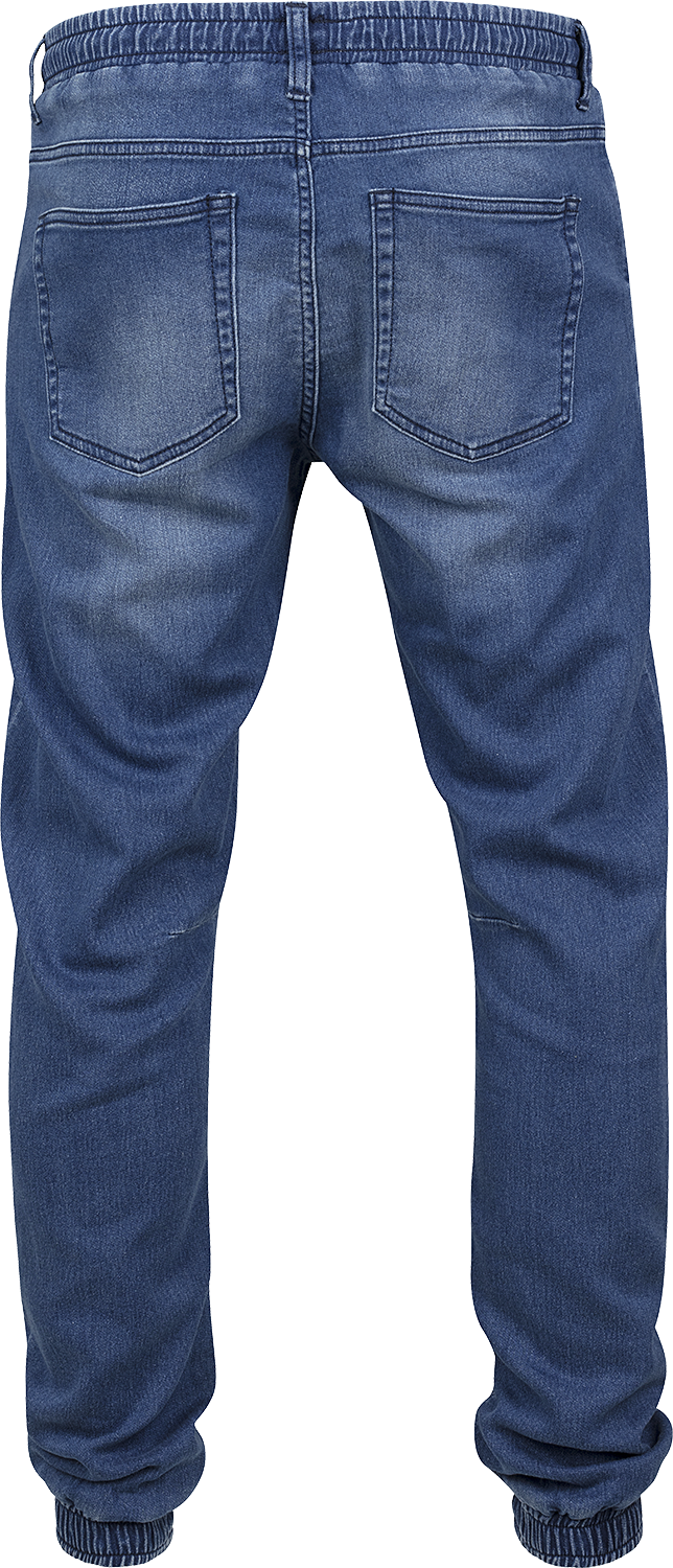 Bas de survêtement  de Urban Classics - Knitted Denim Joggpants - S à XXL - pour Homme - bleu - Urban Classics - View 2