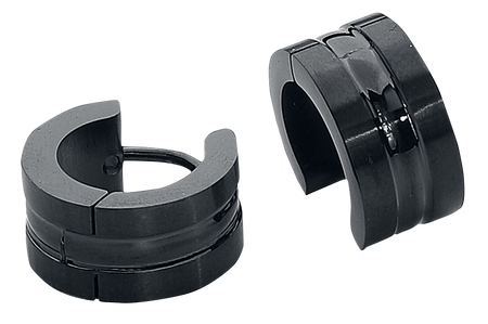 Boucles d'oreilles  de etNox - Basic - pour Unisexe - noir - etNox - View 2