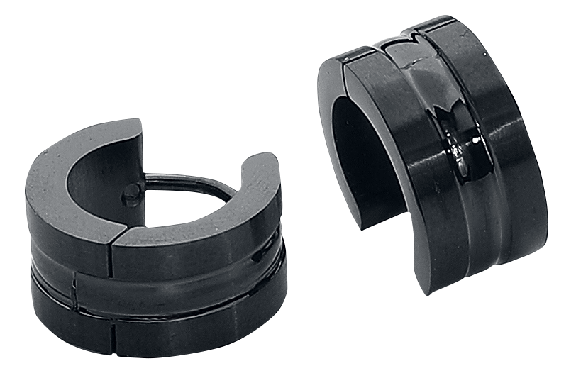 Boucles d'oreilles  de etNox - Basic - pour Unisexe - noir - etNox - View 2