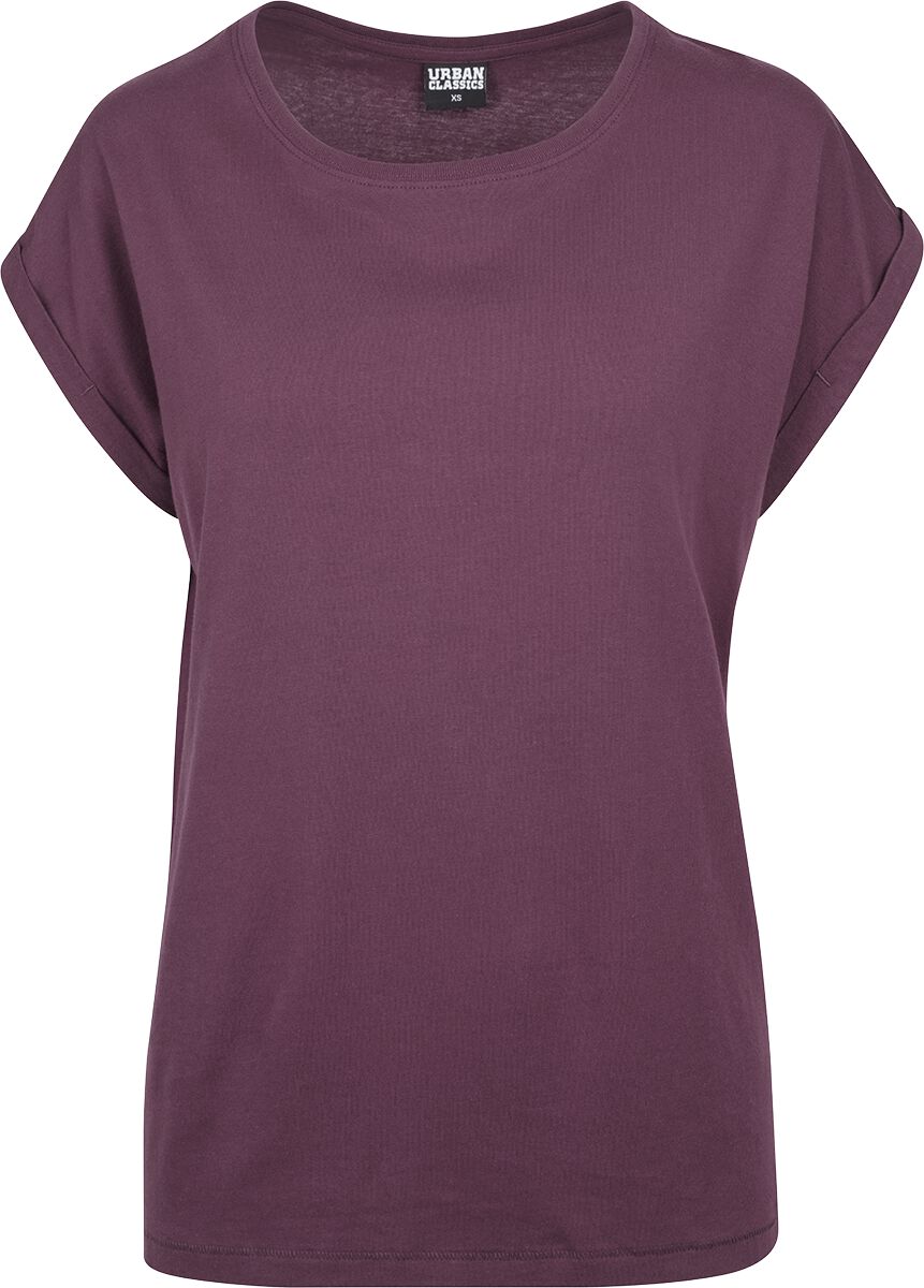 T-Shirt Manches courtes  de Urban Classics - T-shirt Manches Larges Femme - XS à 4XL - pour Femme - prune - Urban Classics