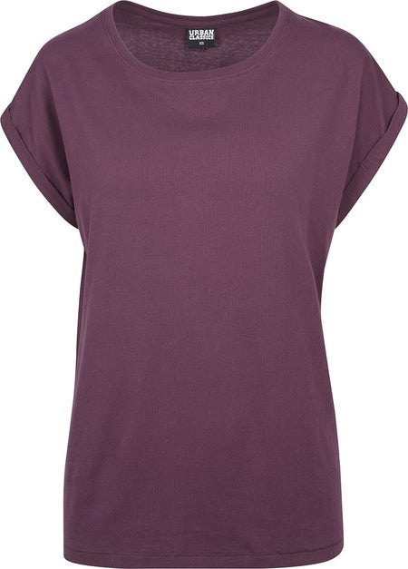 T-Shirt Manches courtes  de Urban Classics - T-shirt Manches Larges Femme - XS à 4XL - pour Femme - prune - Urban Classics