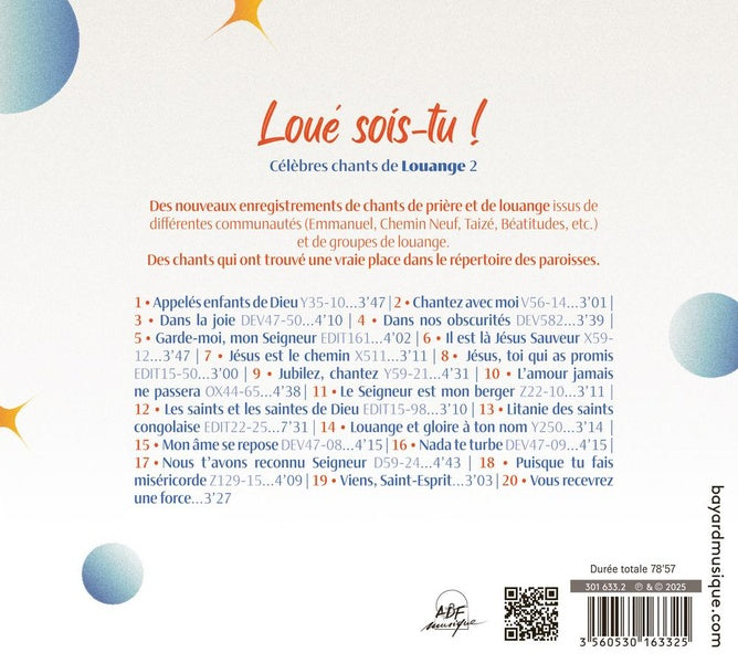 Loué sois-tu ! Volume 2 - Front Cover