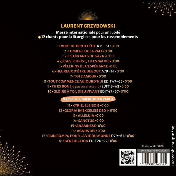 Lumière de la paix - Front Cover