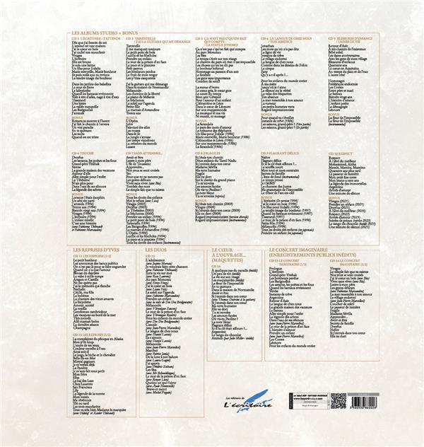 Chemin d'écriture - L'intégrale des chansons Coffret - Front Cover