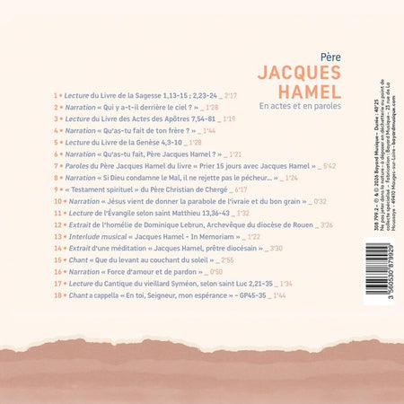 Père Jacques Hamel : En actes et en paroles - audio - Front Cover