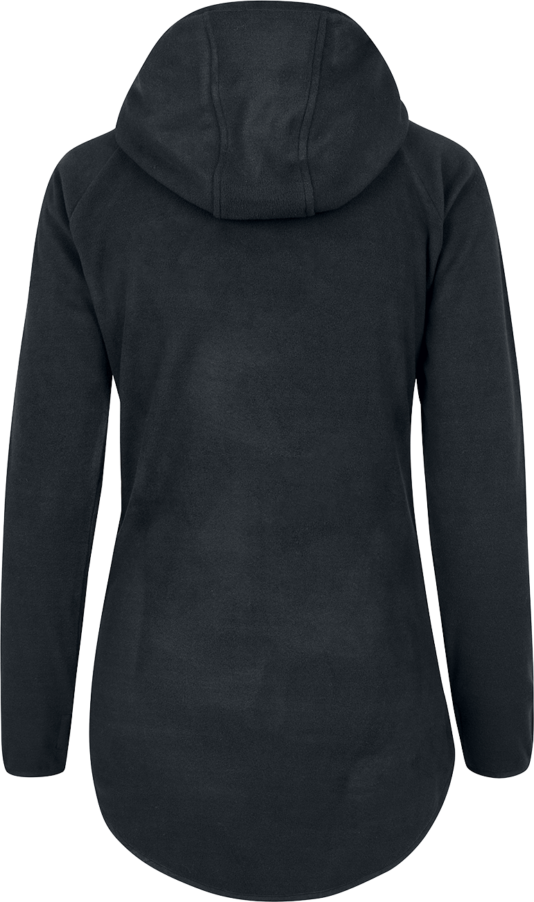 Sweat-shirt zippé à capuche  de Urban Classics - Sweat À Capuche Zippé En Polaire - XS à XL - pour Femme - noir - Urban Classics - View 2