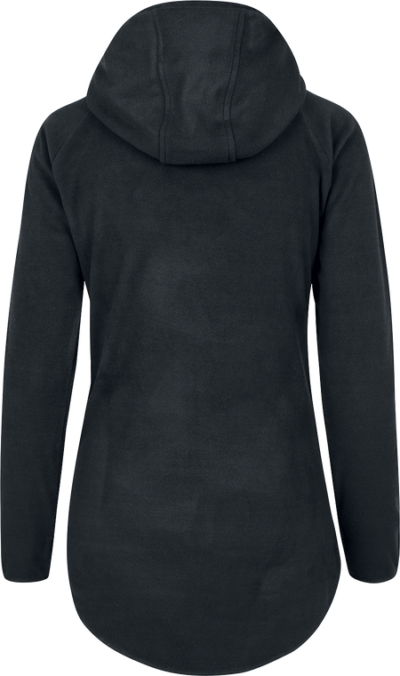 Sweat-shirt zippé à capuche  de Urban Classics - Sweat À Capuche Zippé En Polaire - XS à XL - pour Femme - noir - Urban Classics - View 2