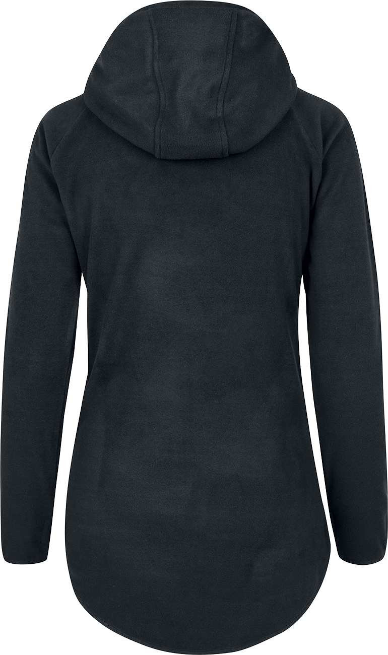 Sweat-shirt zippé à capuche  de Urban Classics - Sweat À Capuche Zippé En Polaire - XS à XL - pour Femme - noir - Urban Classics - View 2
