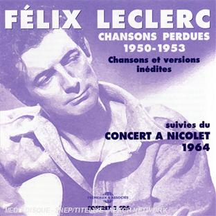 Chansons perdues 1950 1953 - Front Cover