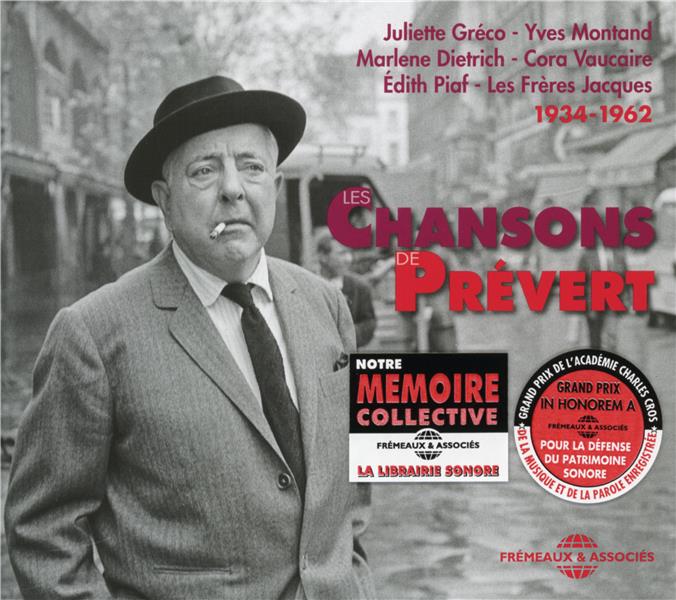 Les Chansons de Prévert 1934-1962 - Front Cover