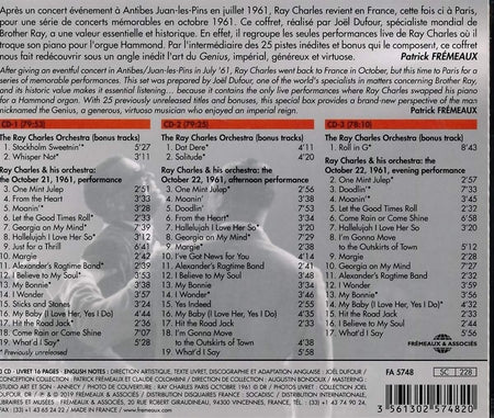 The Complete 1961 Paris Recordings Coffret - Front Cover